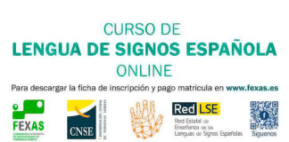 Fexas organiza un curso de lengua de signos española online, nivel básico A1, del 15 de enero al 11 de abril