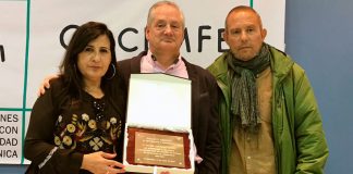 Cocemfe Cáceres nombra presidente de honor a Manuel González García