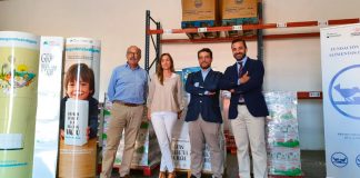 Lider Aliment dona 1.500 litros de leche a La Caixa y los Bancos de Alimentos de Extremadura