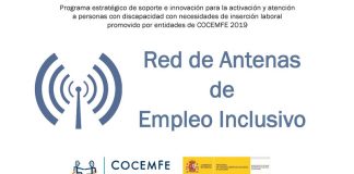 Cocemfe Cáceres continúa desarrollando el programa 'Red de antenas de empleo inclusivo'