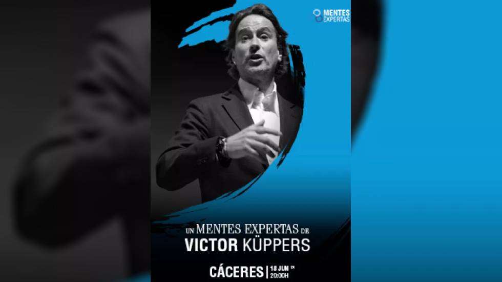 Conferencia 'Un mentes expertas', de Victor Küppers, en Cáceres