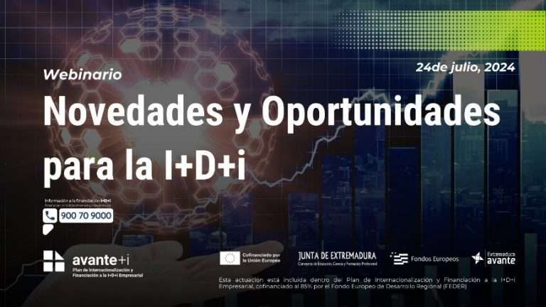 Un webinario de Extremadura Avante mostrará cómo presentar un proyecto de I+D+i a una subvención